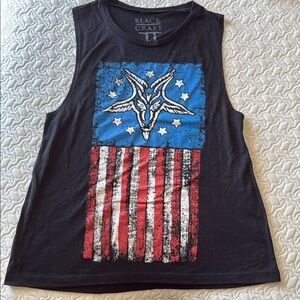 Blackcraft Cult woman’s flag tank medium